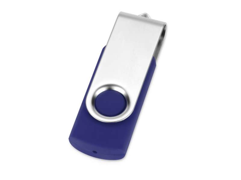 Флеш-карта USB 2.0 8 Gb Квебек, синий Флеш-карта USB 2.0 8 Gb Квебек, синий