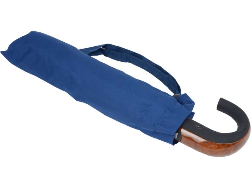 Складной зонт полуавтоматический, синий №2