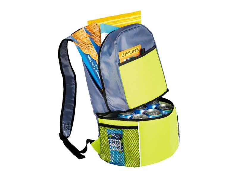 Рюкзак-холодильник Sea Isle, лайм/серый №6