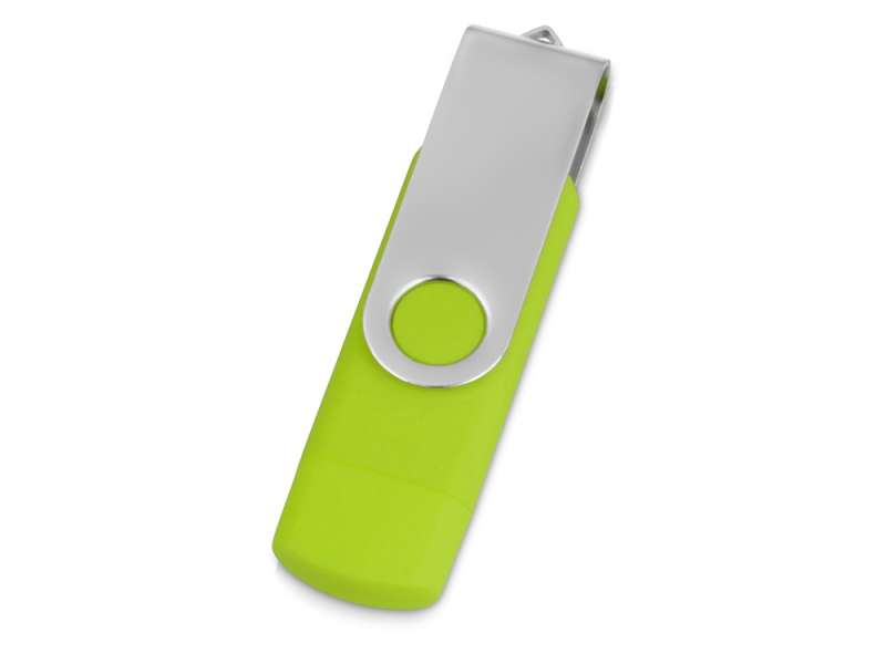 USB/micro USB-флешка 2.0 на 16 Гб Квебек OTG, зеленое яблоко №3