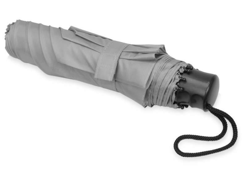 Зонт складной Columbus, механический, 3 сложения, с чехлом, серый №3