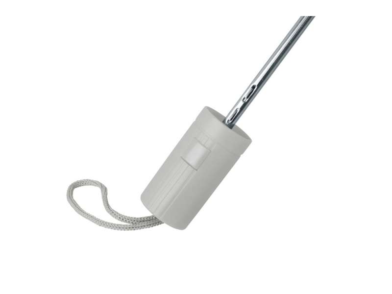 Зонт складной Tulsa, полуавтоматический, 2 сложения, с чехлом, серый №6