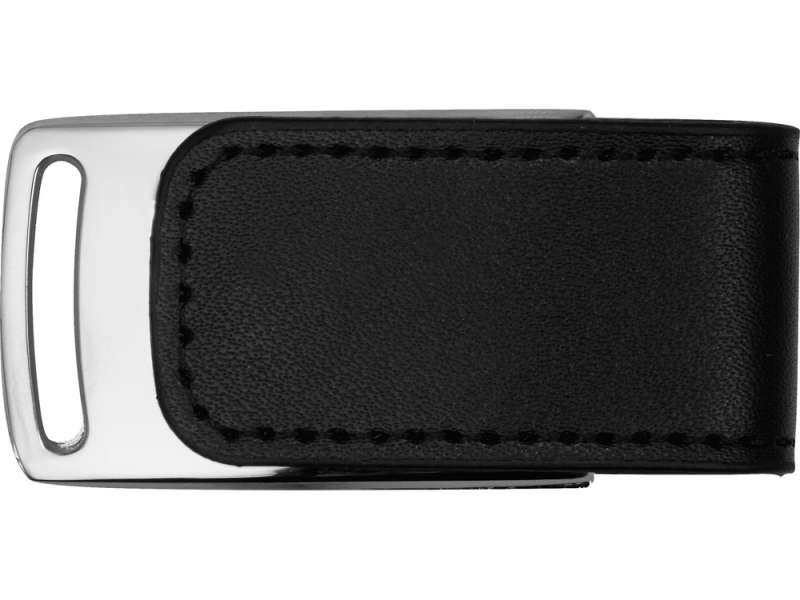 Флеш-карта USB 2.0 16 Gb с магнитным замком Vigo, черный/серебристый №3