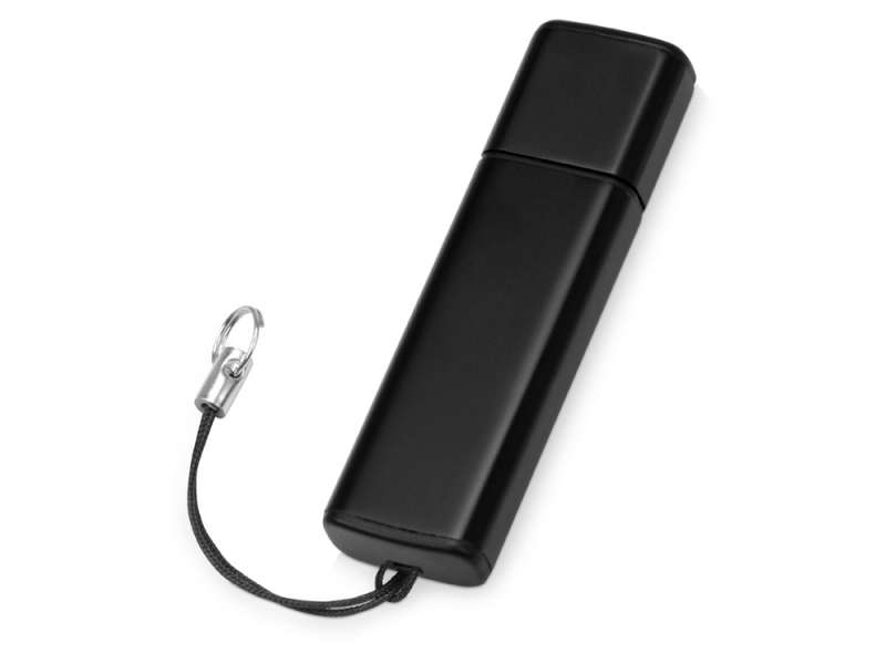 Флеш-карта USB 2.0 16 Gb металлическая с колпачком Borgir, черный Флеш-карта USB 2.0 16 Gb металлическая с колпачком Borgir, черный