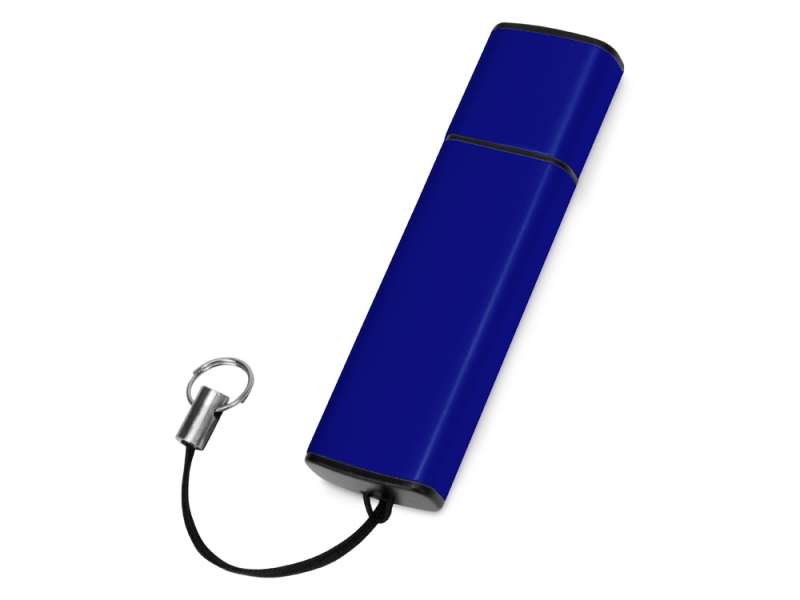Флеш-карта USB 2.0 16 Gb металлическая с колпачком Borgir, темно-синий Флеш-карта USB 2.0 16 Gb металлическая с колпачком Borgir, темно-синий