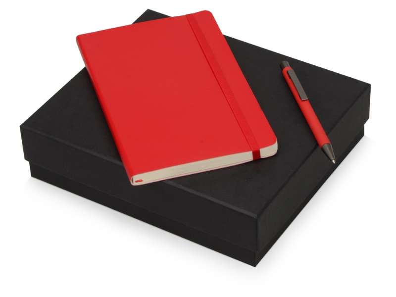 Подарочный набор Moleskine Van Gogh с блокнотом А5 Soft и ручкой, красный Подарочный набор Moleskine Van Gogh с блокнотом А5 Soft и ручкой, красный