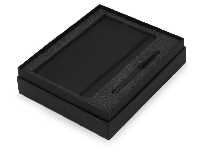 Подарочный набор Moleskine Indiana с блокнотом А5 Soft и ручкой, черный №2