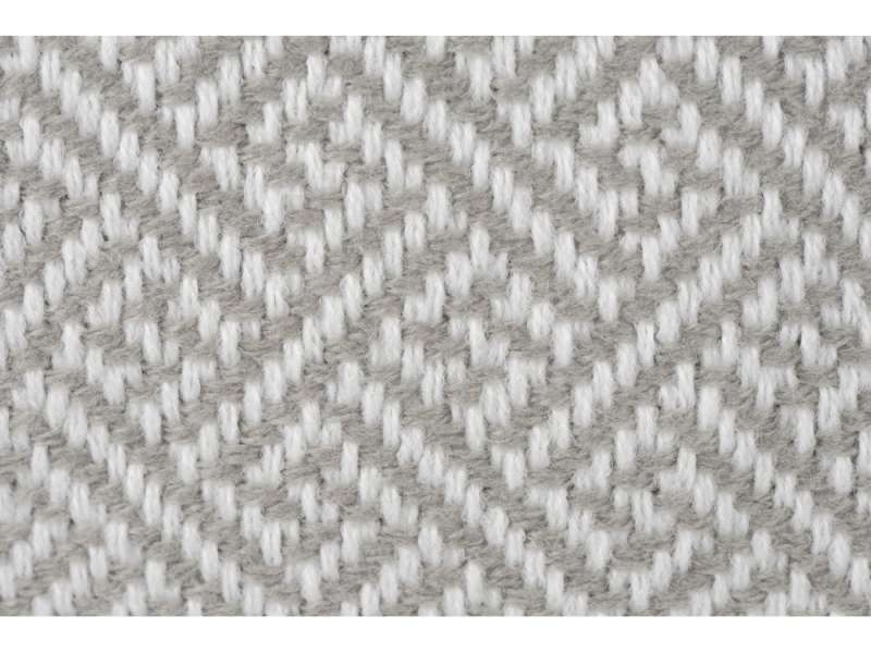 Плед акриловый Tassel с белой бахромой, бежевый №4