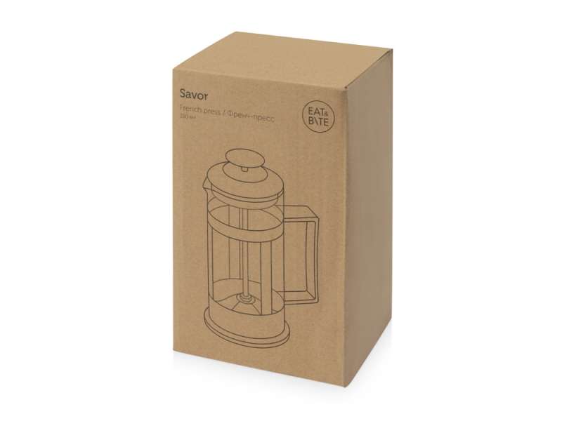 Пластиковый френч-пресс Savor, 350 мл, черный №4