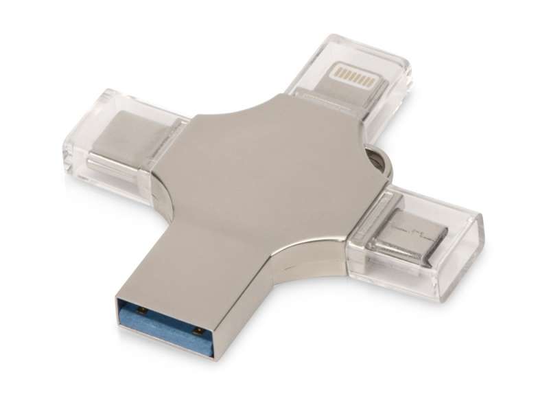 USB-флешка 3.0 на 32 Гб 4-в-1 Ultra в подарочной коробке USB-флешка 3.0 на 32 Гб 4-в-1 Ultra в подарочной коробке