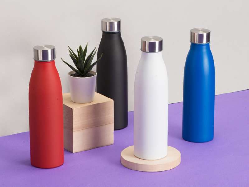 Стальная бутылка Rely, 650 мл, синий матовый №8