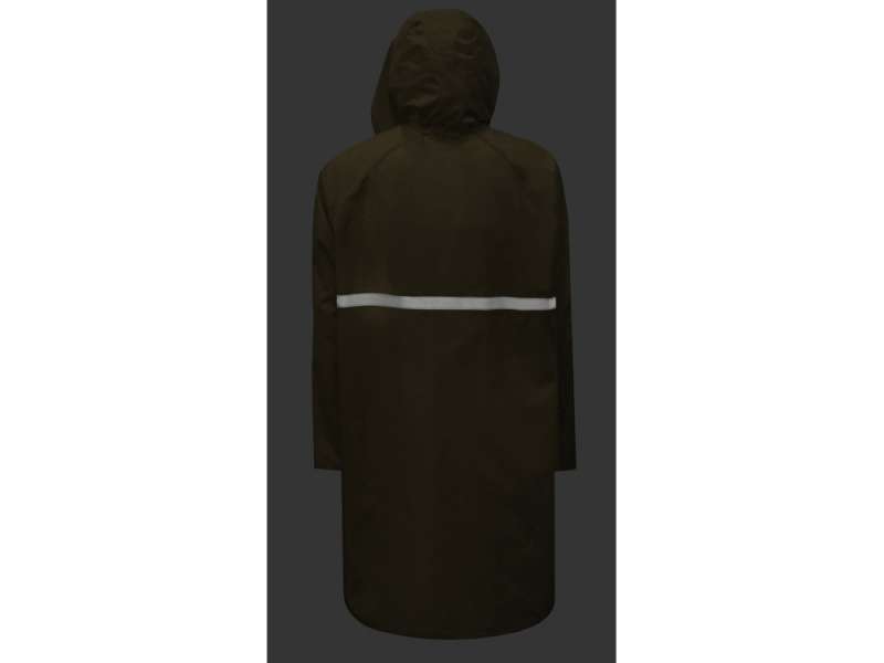 Длинный дождевик Lanai  из полиэстера со светоотражающей тесьмой, молочный №8