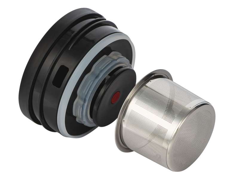 Вакуумный термокувшин Arctic с ситечком, 1200мл, черный №8