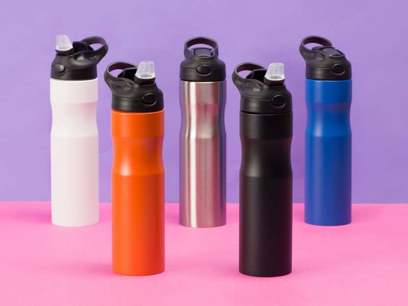 Бутылка для воды Hike Waterline, нерж сталь, 850 мл, черный №12