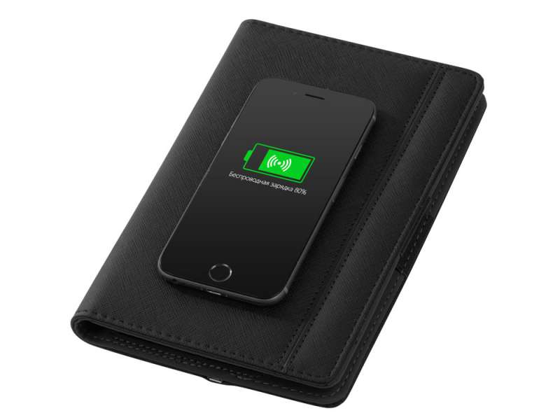 Органайзер с функцией беспроводной зарядки Manner, 5000 mah, черный №11