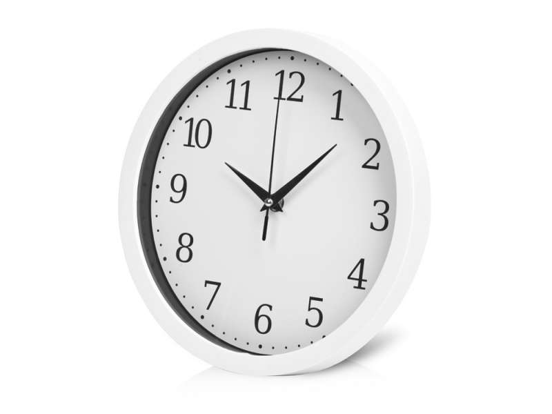 Пластиковые настенные часы диаметр 25,5 см Yikigai, белый Пластиковые настенные часы диаметр 25,5 см Yikigai, белый