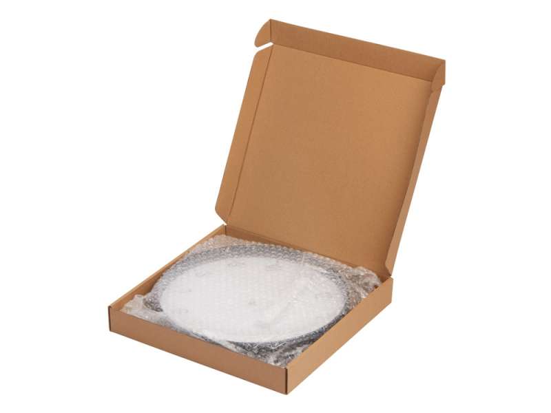 Пластиковые настенные часы  диаметр 30 см Carte blanche, черный №5