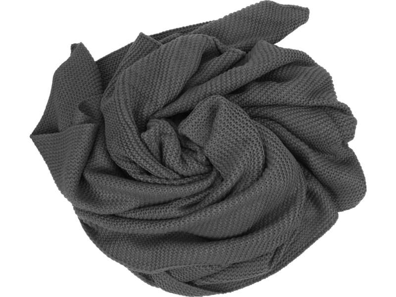 Плед акриловый Chain, темно-серый (Р) №3