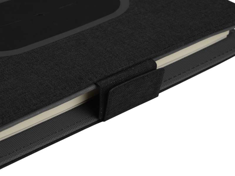 Органайзер с беспроводной зарядкой 5000 mAh Powernote, темно-серый (P) №10