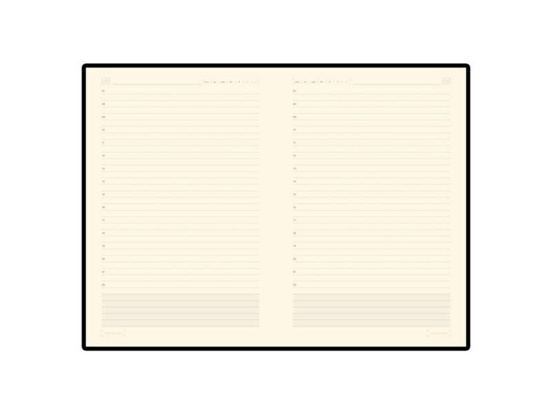 Ежедневник недатированный  А5 PRIMAVERA красный №2