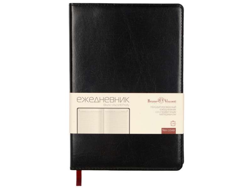 Ежедневник полудатированный портфолио А5  PROFY черный №2