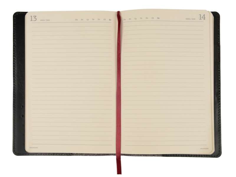 Ежедневник полудатированный портфолио А5  PROFY черный №3