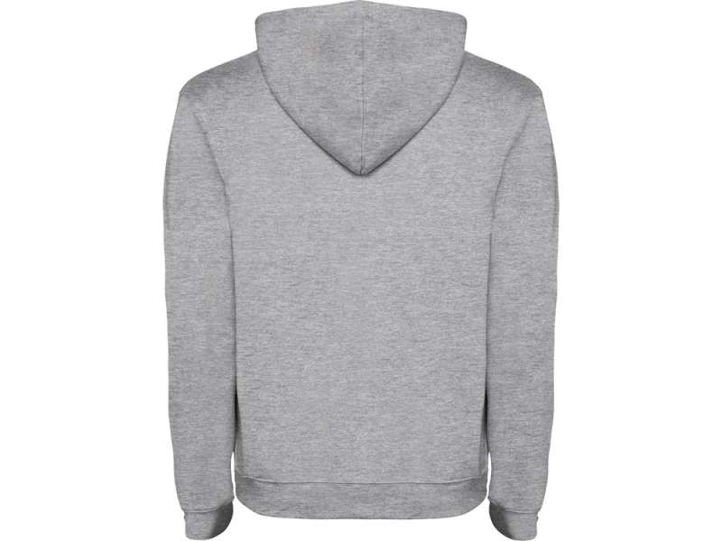 Толстовка с капюшоном Urban мужская, серый меланж/черный №2