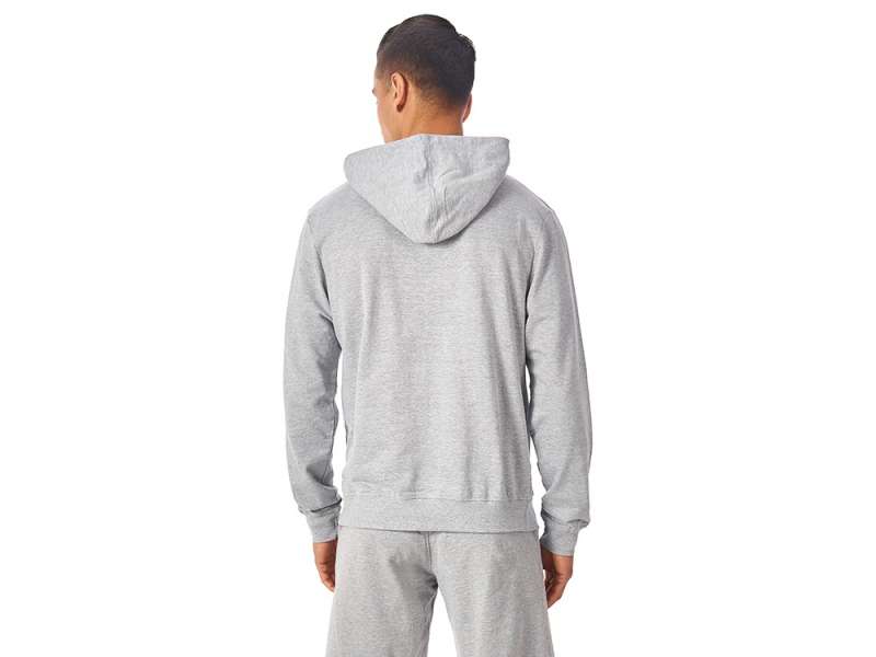 Худи Warsaw, футер 220гр, серый меланж №10