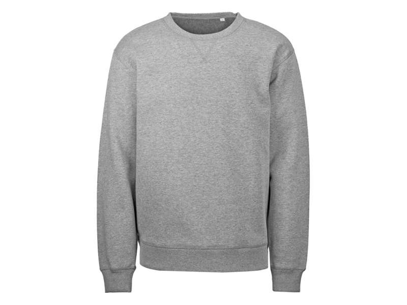 Свитшот Lisbon унисекс, серый меланж Свитшот Lisbon унисекс, серый меланж