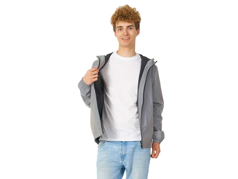 Ветровка светоотражающая 2XL, серебристый №15