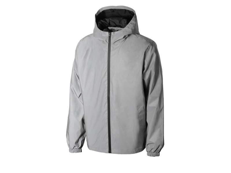 Ветровка светоотражающая 2XL, серебристый №12