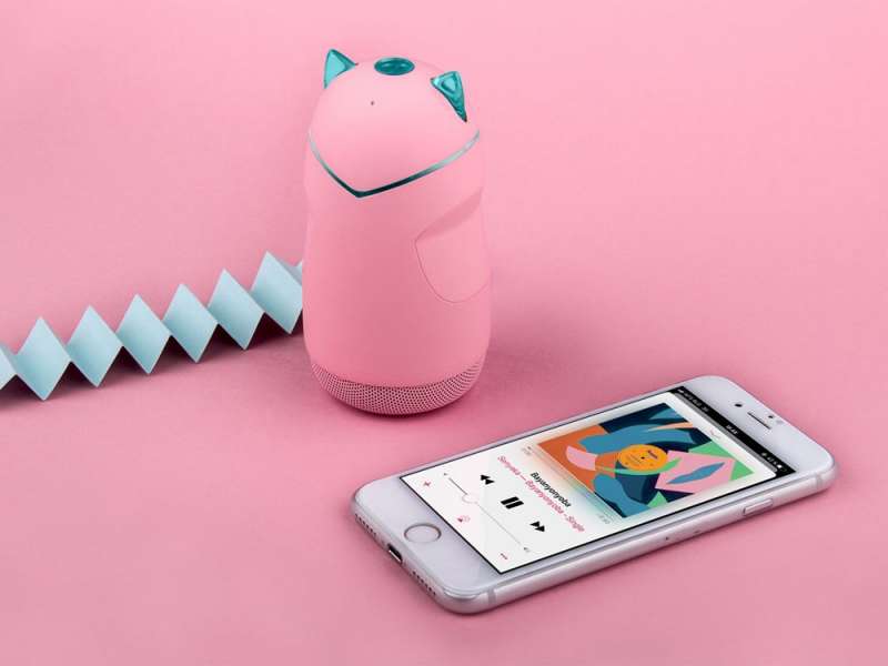 Портативная акустика Rombica Mysound Kitty 3C, розовый №7