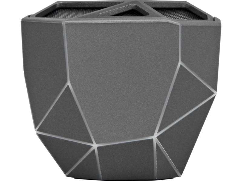 Портативная колонка Geo, мокрый асфальт + белая подсветка №10