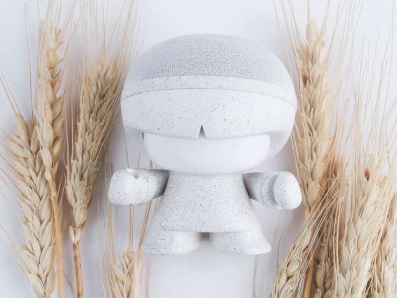 Портативная колонка mini Xboy Eco, пшенично-белый №3
