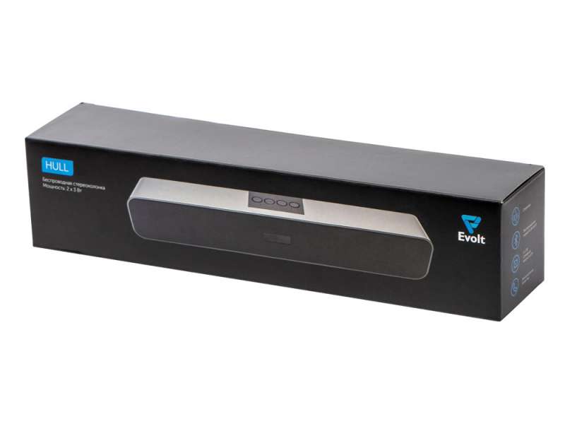 Портативная стереоколонка Hull, 2 * 3 Вт, серый №2