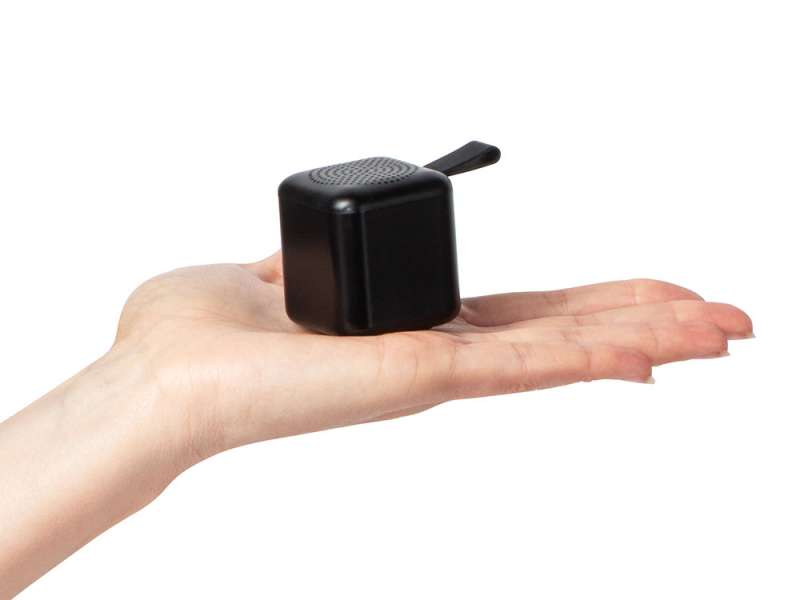 Портативная колонка TWS с подсветкой лого Tiny, 3 Вт, черный №2