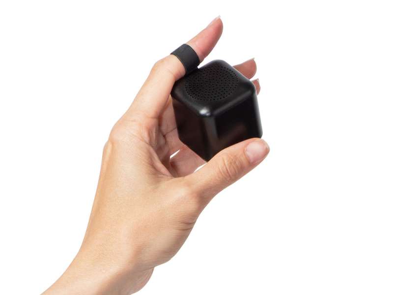 Портативная колонка TWS с подсветкой лого Tiny, 3 Вт, черный №10