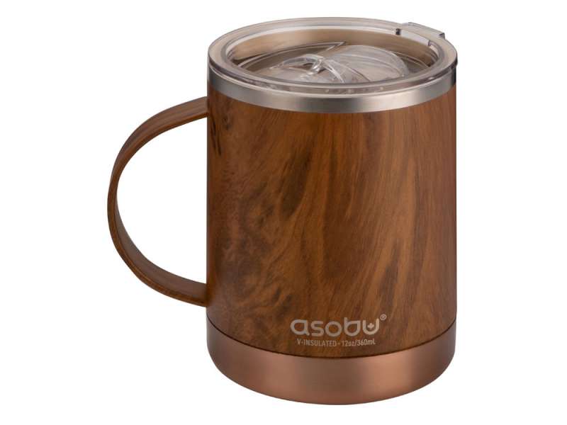 Термокружка ULTIMATE, 360 мл, дерево №2