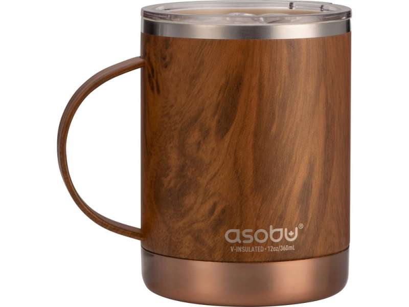 Термокружка ULTIMATE, 360 мл, дерево №3