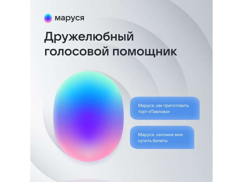 Умная колонка VK Капсула Мини с голосовым помощником Марусей, хвойный зеленый №9