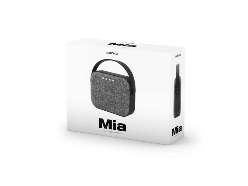 Портативная колонка Rombica Mysound Mia с логотипом, серый №8