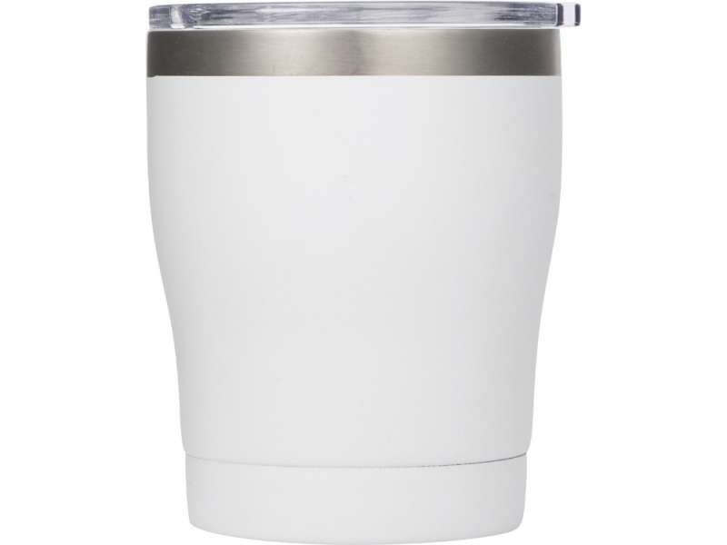 Вакуумная термокружка c керамическим покрытием Rodos, непротекаемая крышка, 350 мл, белый №3