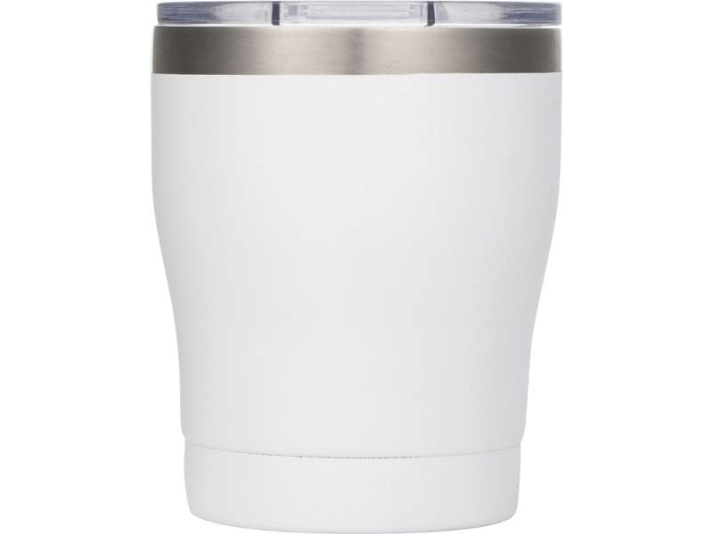 Вакуумная термокружка c керамическим покрытием Rodos, непротекаемая крышка, 350 мл, белый №4