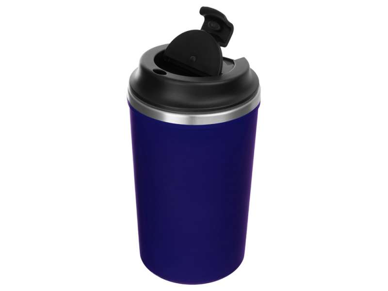 Герметичная термокружка на присоске Kick, 350 мл, темно-синий №12