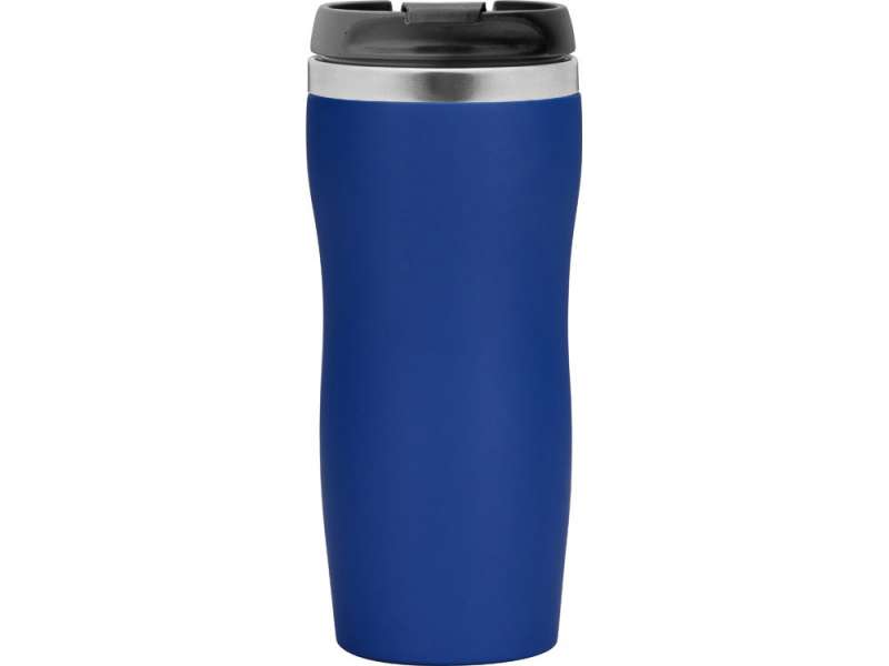 Термокружка Double wall mug C1, soft touch, 350 мл, синий №3