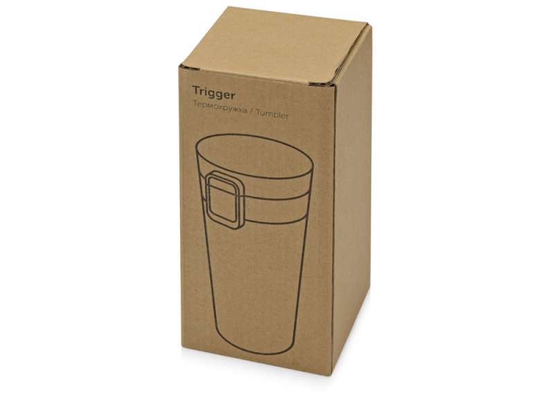 Герметичная термокружка Trigger 380мл, черный (P) №9