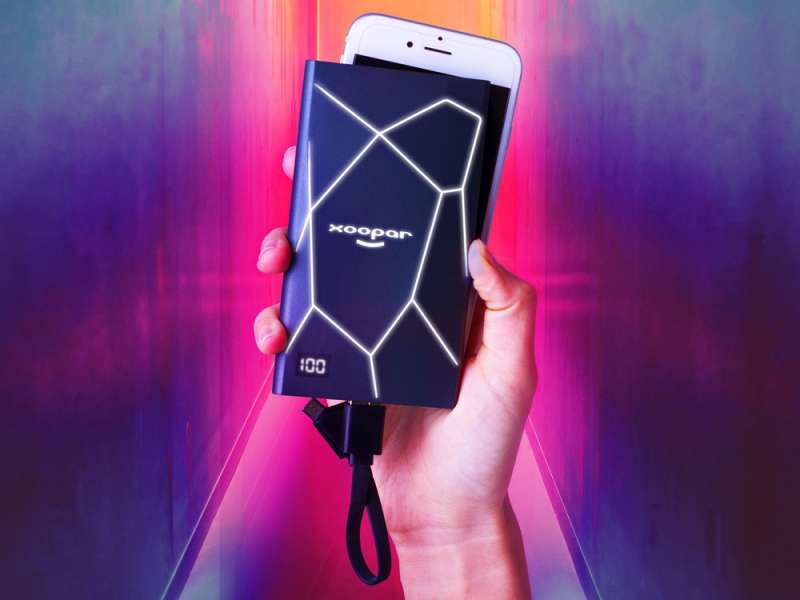 Портативное зарядное устройство XOOPAR GEO, мокрый асфальт №6