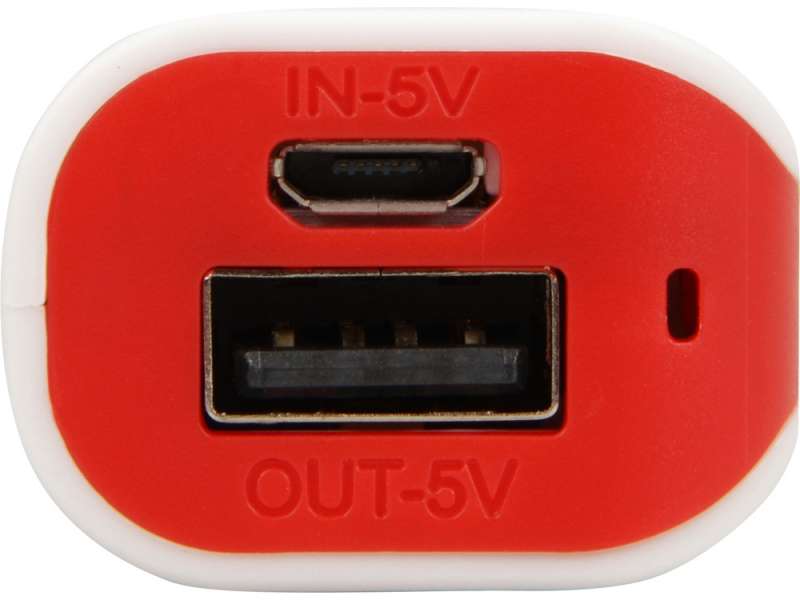 Портативное зарядное устройство (power bank) Basis, 2000 mAh, красный №3