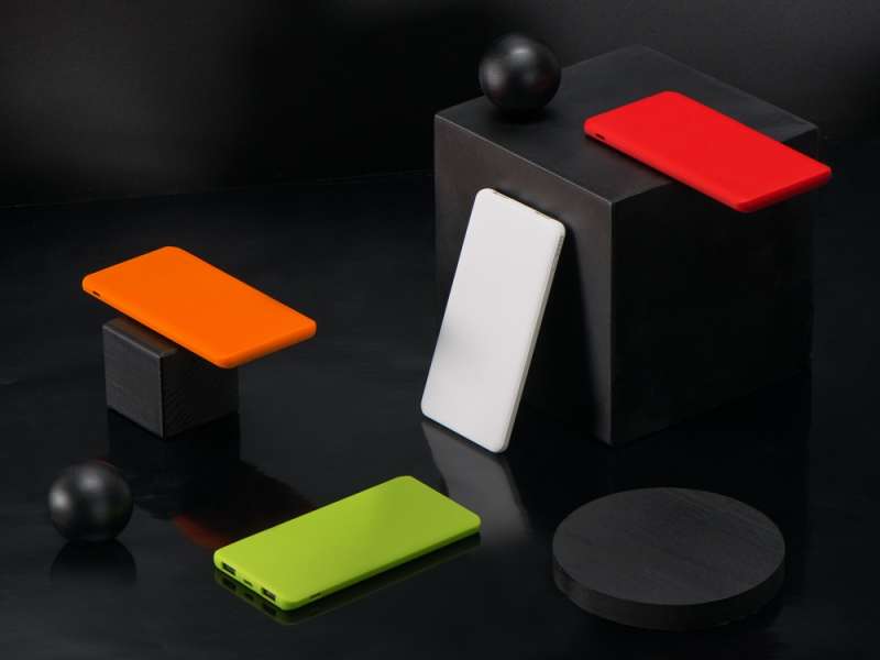 Портативное зарядное устройство Reserve с USB Type-C, 5000 mAh, зеленое яблоко №2