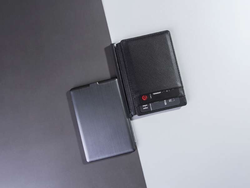 Портмоне с зарядным устройством INE, 3000 mAh, черный №3